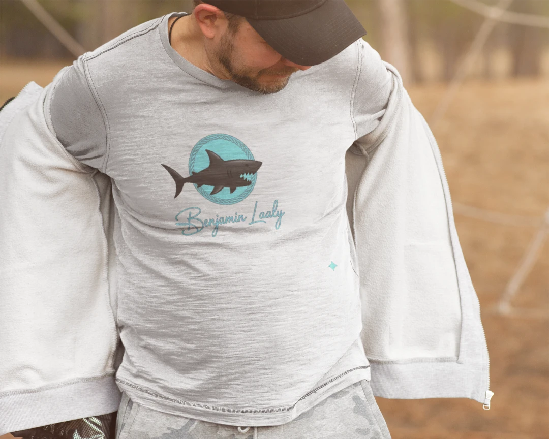 Shark zipper cool